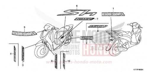 MARQUE SH150ADK de 2019